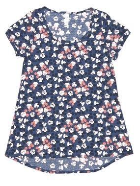 LuLaRoe Disney Mickey Mouse Classic T Blue Top XXS